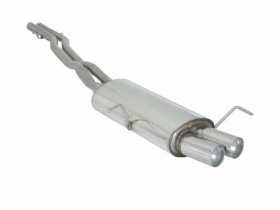 Ligne d\'�chappement inox BMW 330d E46