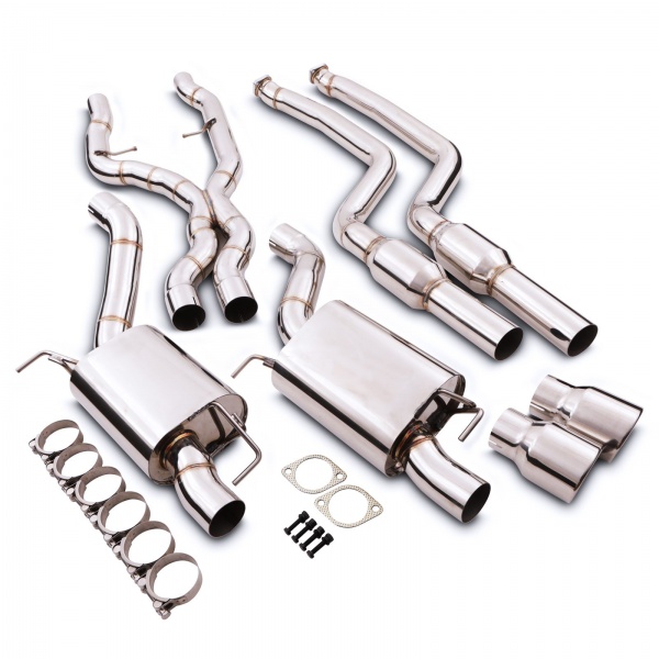 Ligne d\'�chappement inox BMW 335i E90