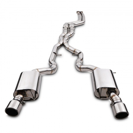 Ligne d\'échappement inox BMW 335i E90