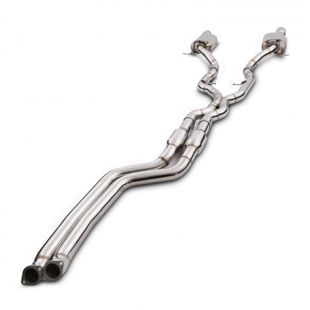Ligne d\'échappement inox BMW 335i E90
