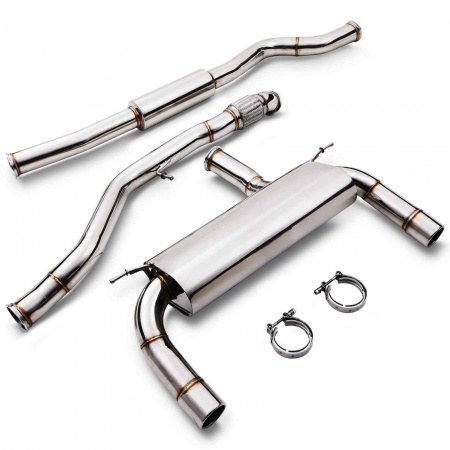 Ligne d\'échappement inox BMW 435i F32 / F33 / F36