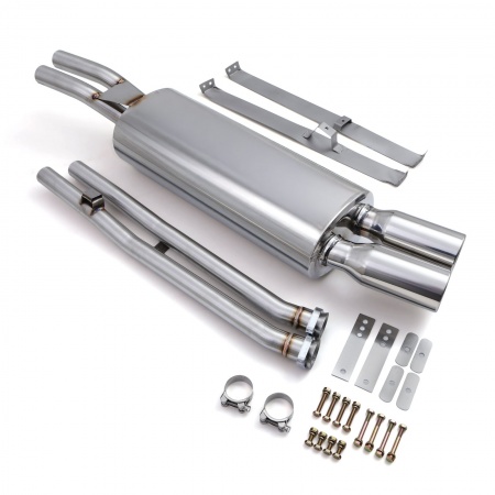 Ligne d\'échappement inox BMW E30 6 cylindres