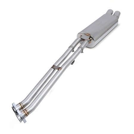 Ligne d\'échappement inox BMW E30 6 cylindres