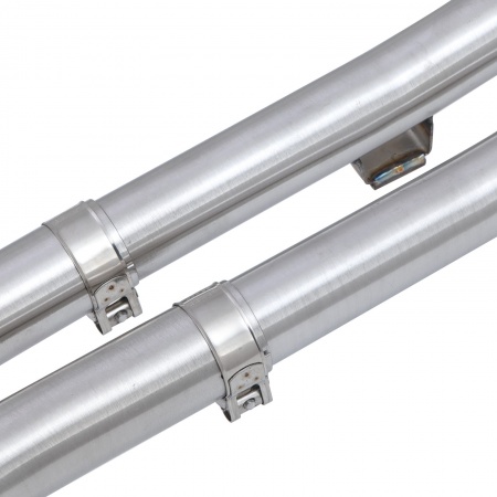 Ligne d\'échappement inox BMW E30 6 cylindres