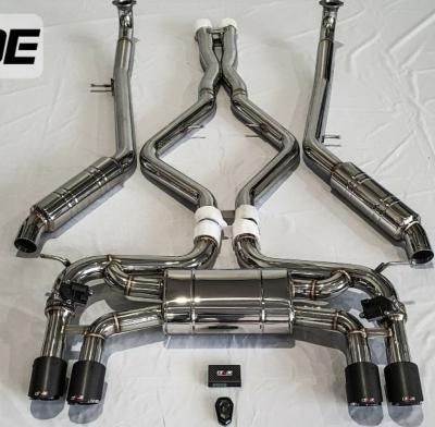 Ligne d\'�chappement inox CENDE avec clapets - BMW X5M E70