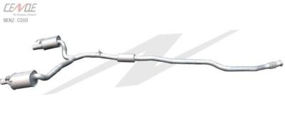Ligne d\'�chappement inox CENDE avec clapets - Mercedes Classe C W205