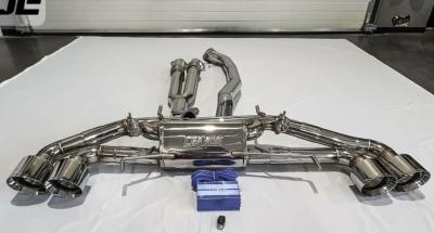 Ligne d\'�chappement inox CENDE avec clapets - Nissan GTR R35