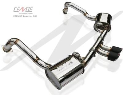 Ligne d\'�chappement inox CENDE avec clapets - Porsche Boxster 981