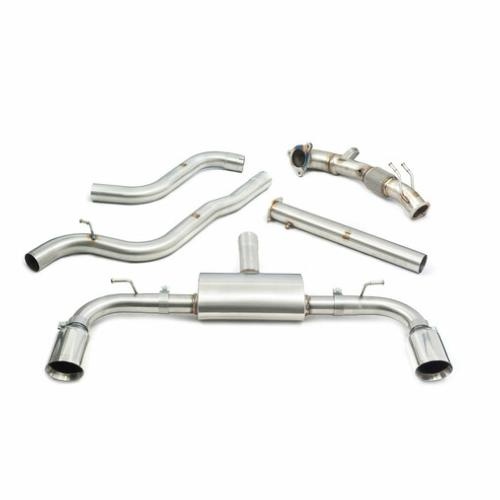 Ligne d\'�chappement inox compl�te COBRA - Ford Focus ST mk4 (d�cata)