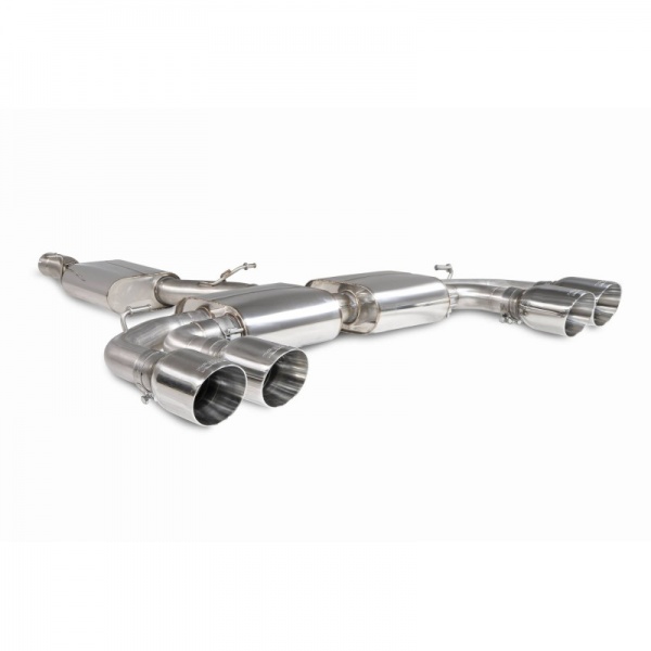 ligne d\'�chappement inox Cupra Formentor 2,0l TSI 4drive 310 (avec interm�diaire) sorties polies