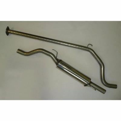 Ligne d\'�chappement inox Fiat Grande Punto Abarth 1,4l 155cv