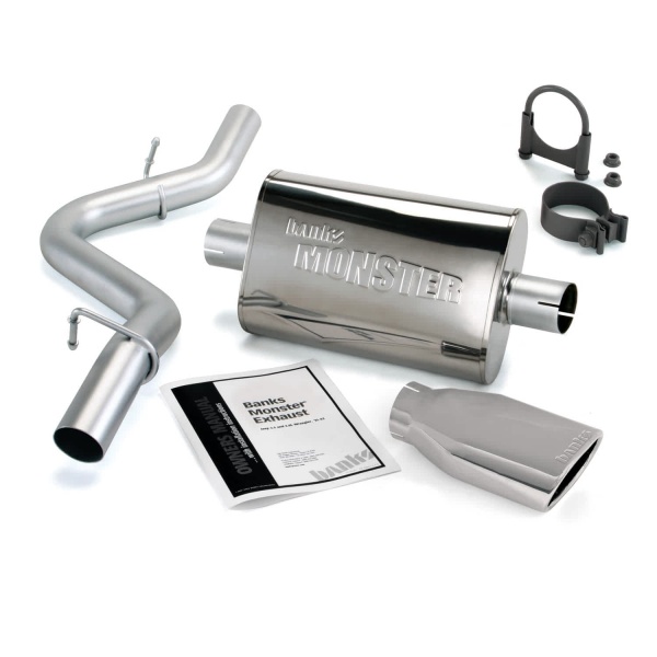 Ligne d\'�chappement inox Jeep Wrangler (TJ) 1997-1999