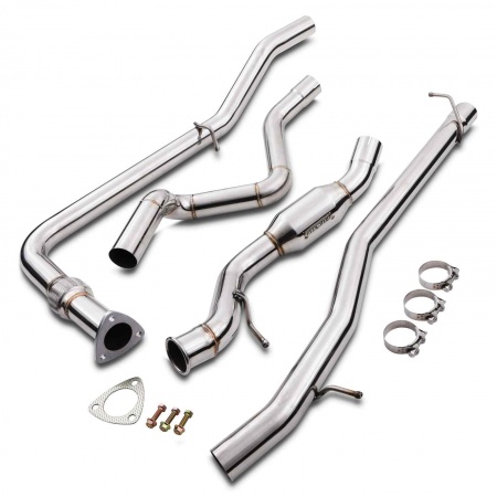 ligne d\'échappement inox Land Rover Defender 110 TD5 1998-2007