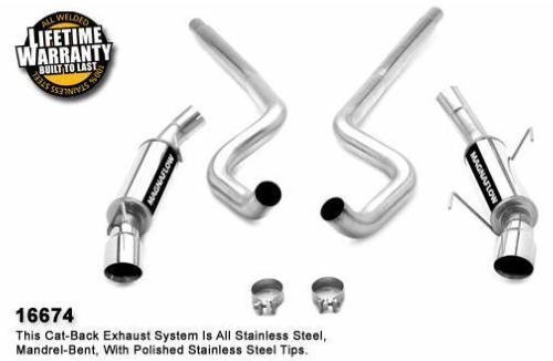 Ligne d\'�chappement inox Magnaflow - Ford Mustang GT 4,6l V8