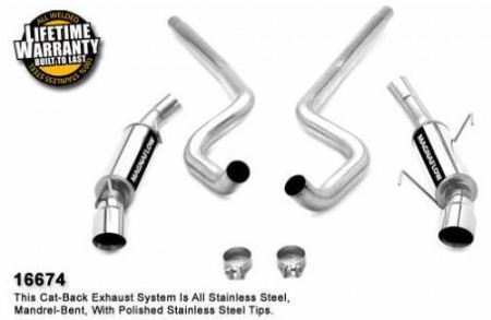 Ligne d\'échappement inox Magnaflow - Ford Mustang GT 4,6l V8