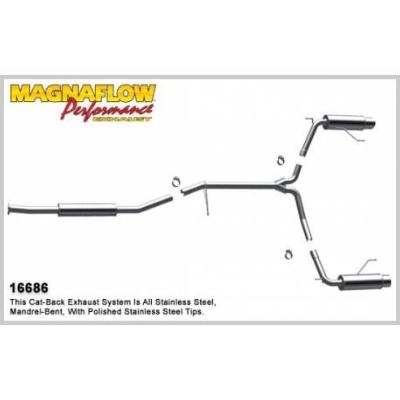 Ligne d\'échappement inox Magnaflow - Honda Accord V6 Coupe