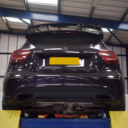 Ligne d\'échappement inox Mercedes A45 AMG
