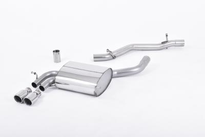 Ligne d\'�chappement inox Milltek Audi A3 3,2l V6 Quattro