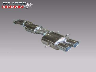 Ligne d\'�chappement inox Milltek Audi RS4 B5 2,7l V6 Bi-turbo