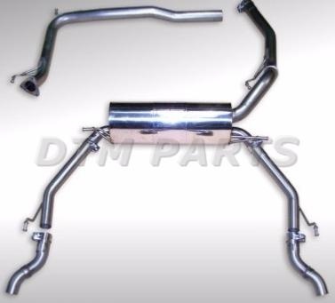 Ligne d\'�chappement inox Milltek Honda Civic Type R FN2