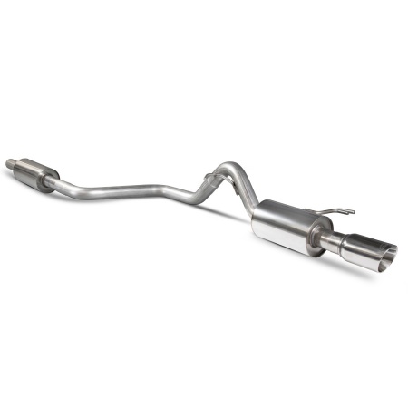 ligne d\'&eacute;chappement inox Mitsubishi Colt CZT (avec interm&eacute;diaire)