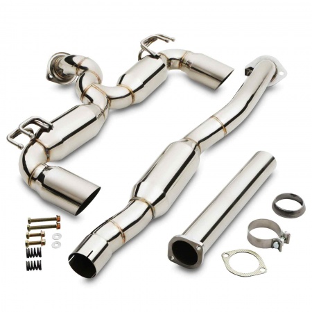 Ligne d\'échappement inox Mitsubishi Lancer EVO X