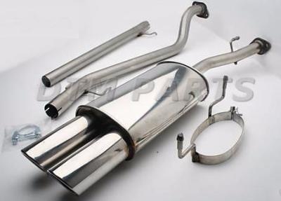 Ligne d\'�chappement inox Opel Astra G Coupe + Cabriolet