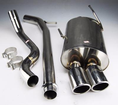 Ligne d\'�chappement inox Peugeot 206 RC 180