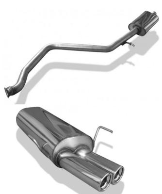 Ligne d\'�chappement inox Peugeot 306 1,1l / 1,4l / 1,6l