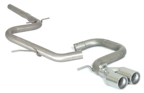 Ligne d\'�chappement inox Ragazzon - VW Golf 6 1,9l TDI + 2,0l TDI