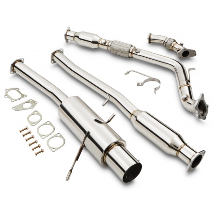 Ligne d\'échappement inox Subaru Impreza GT Turbo