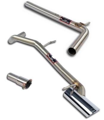 Ligne d\'échappement inox Supersprint Audi A1 1,0l TFSI