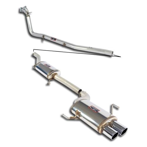 Ligne d\'�chappement inox Supersprint Audi S2 Avant + RS2