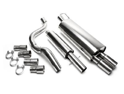 Ligne d\'�chappement inox vw Golf 4 / Audi A3 / Seat Leon (avec interm�diaire)