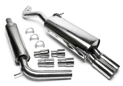 Ligne d\'échappement inox VW Polo 9N / skoda Fabia