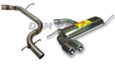 Ligne d\'�chappement inox VW Scirocco 2,0l TDI