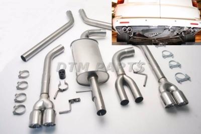 Ligne d\'échappement inox Vw Transporter T5 court 1,9l TDI