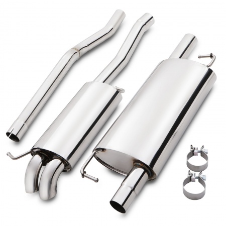 Ligne d\'échappement inox VW Transporter T5 long 2,0l + 2,5l TDI