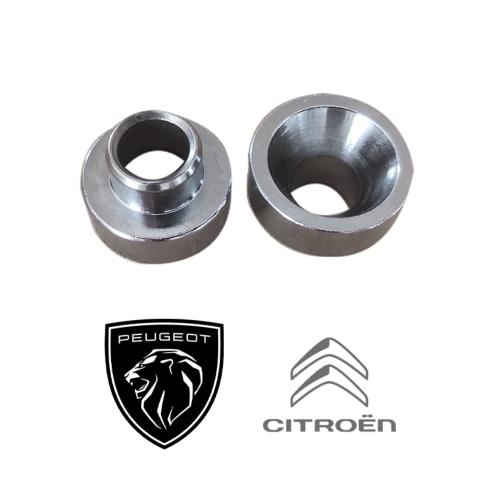 Lot de 5 rondelles adaptatrice conique vers plat pour Peugeot Citroen
