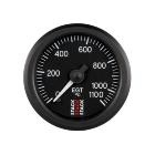 Manom�tre STACK Analogique Pro EGT temp�rature �chappement 0-1100�C, fond noir