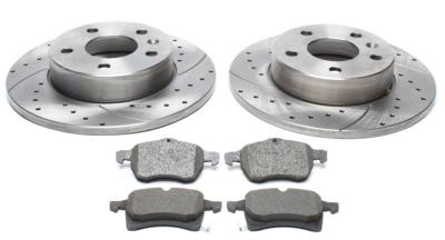 Pack Disques arri�re 264x10 + Plaquettes sport pour Opel Astra H