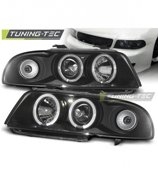 Phares Angel eyes black (V2) Audi A4 B5 1994-1998