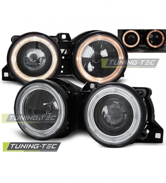 Phares Angel eyes black BMW S�rie 3 E30