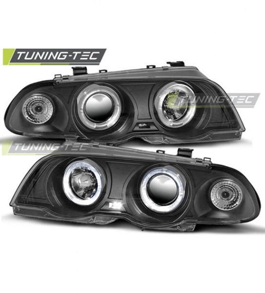 Phares Angel eyes black BMW S�rie 3 E46 berline et touring