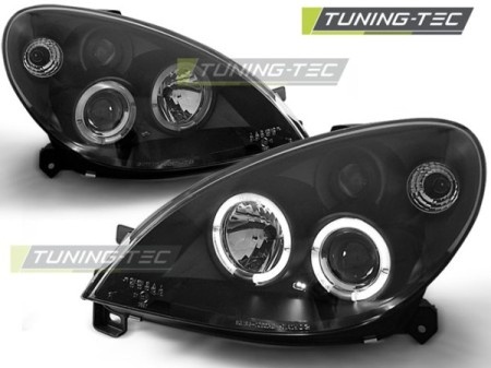 Phares Angel eyes black Citroen Xsara 2000-2004