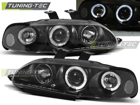 Phares Angel eyes black Honda civic (2 et 3portes) 1991-1995