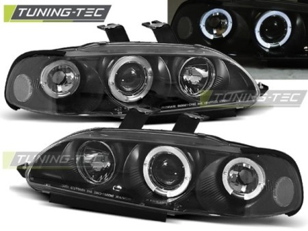 Phares Angel eyes black Honda civic (4portes) 1991-1995