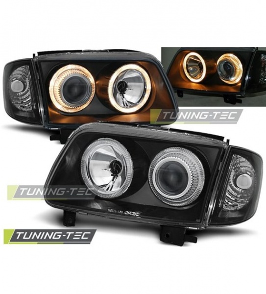 Phares Angel eyes black VW Polo 6N2 1999-2001