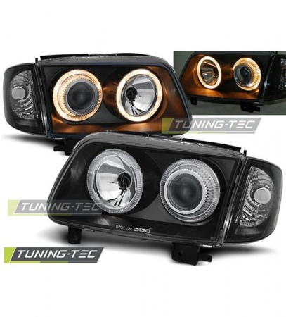 Phares Angel eyes black VW Polo 6N2 1999-2001