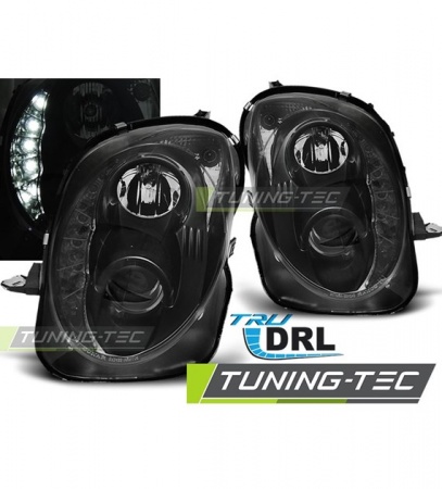 Phares avant &agrave; fond noir Alfa Romeo Mito